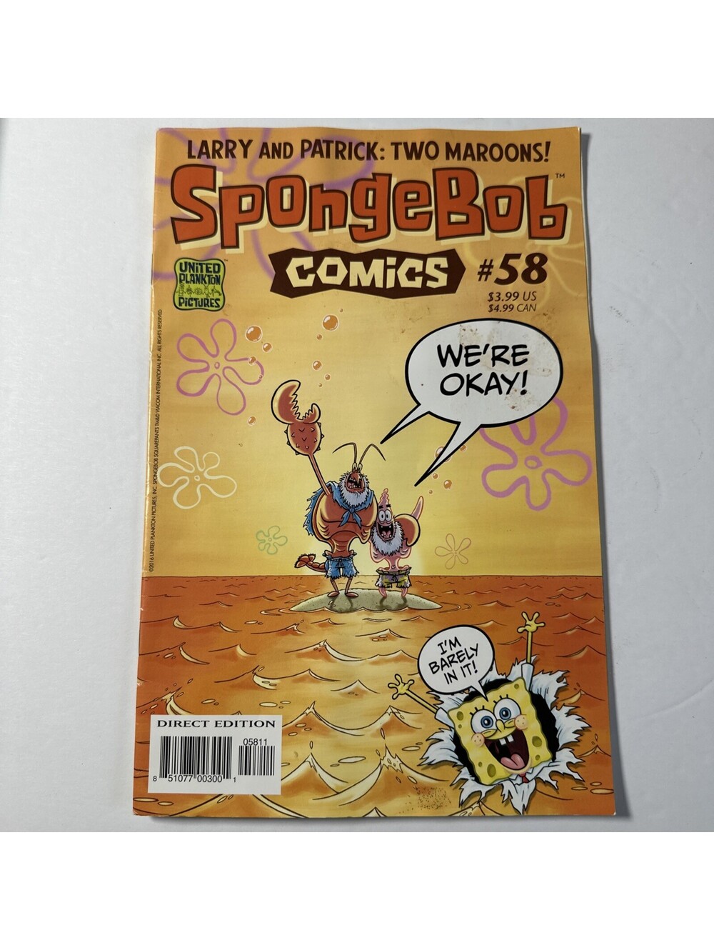 SpongeBob Comics #58 (2016) United Plankton Pictures Direct Edition Nickelodeon